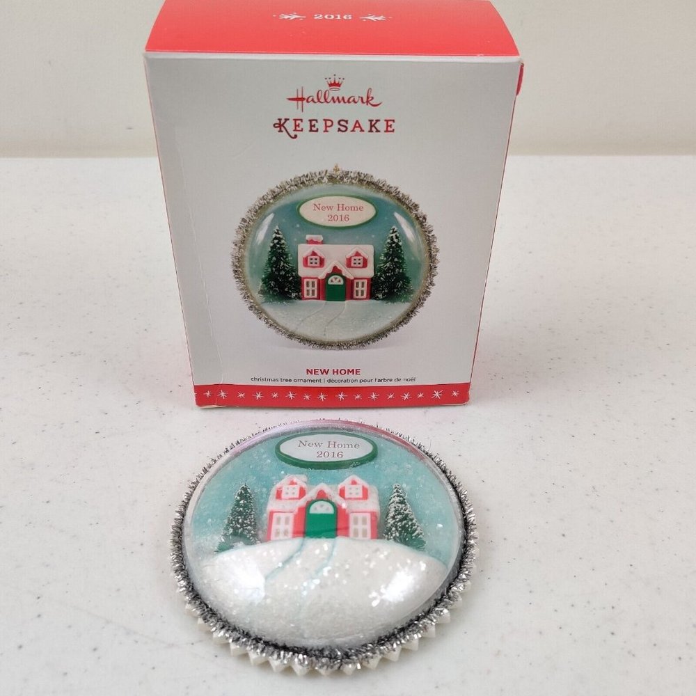 HALLMARK Ornaments 2016 Keepsake New Home Ornament with Silver Trim